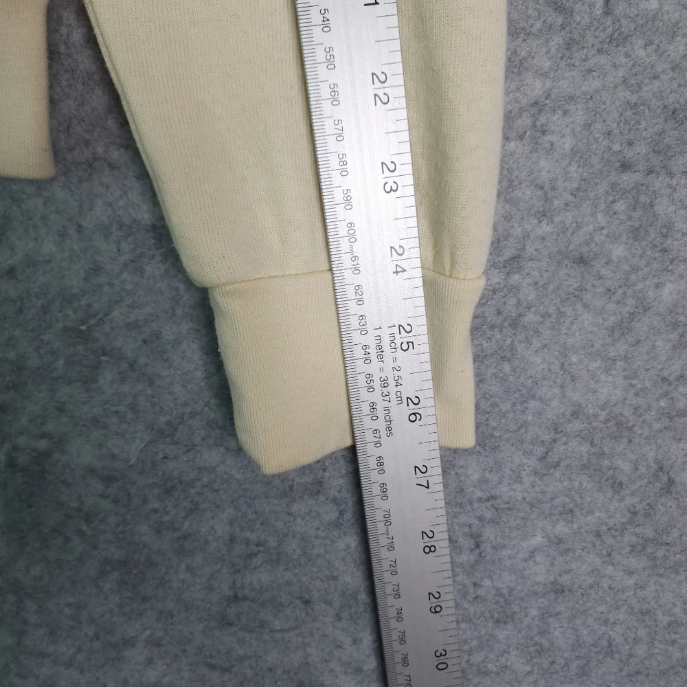 Aviator Nation 5 Stripe Zip Hoodie in Vintage White Medium - Picture 6 of 8